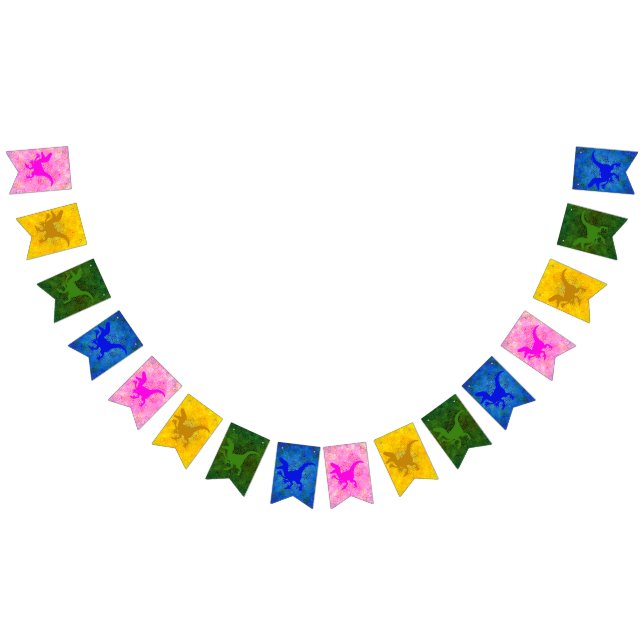 Multicolor Dinosaur Hide Bunting (All)