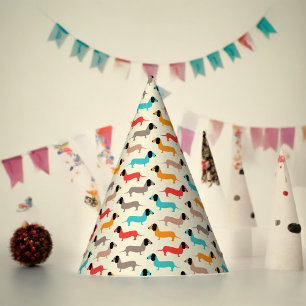 Multicolor Dog Cartoon Party Hat