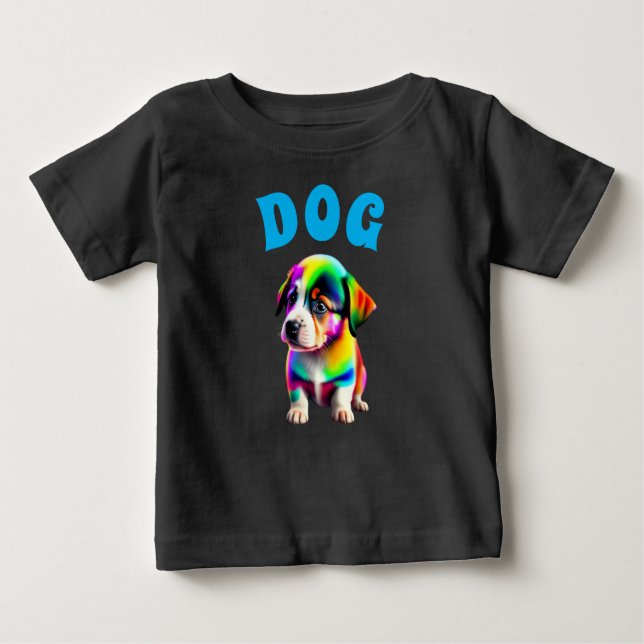 Multicolor dog t-shirt (Front)