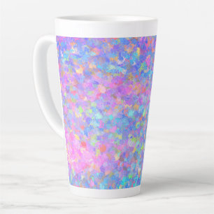 Multicolor Dot Art Coffee Latte Mug