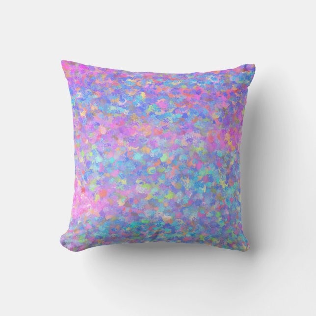 Multicolor Dot Art Cushion (Front)