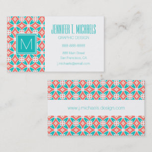 Multicolor Ethnic Pattern Business Card