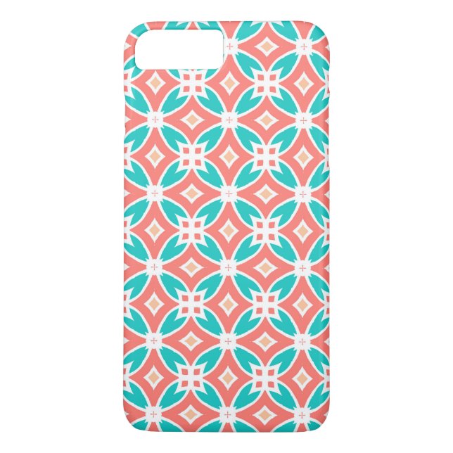 Multicolor Ethnic Pattern Case-Mate iPhone Case (Back)