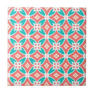 Multicolor Ethnic Pattern Tile