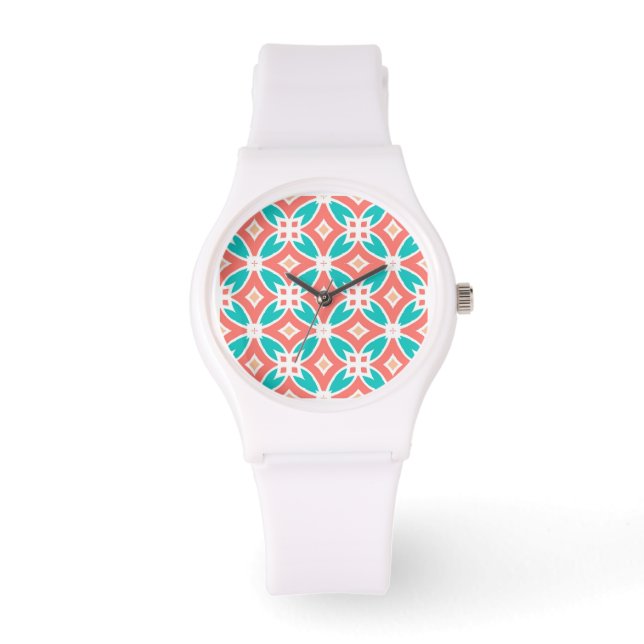 Multicolor Ethnic Pattern Watch (Front)