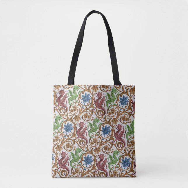 Multicolor Faerie Dragons Tote Bag (Front)