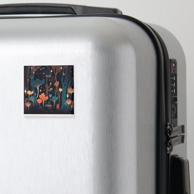 Multicolor Fantasy Scene Dishwasher Magnet (In Situ (Luggage))