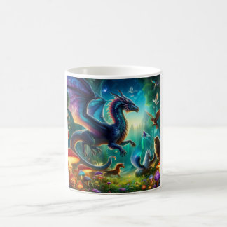 Multicolor Flying Dragon Coffee Mug