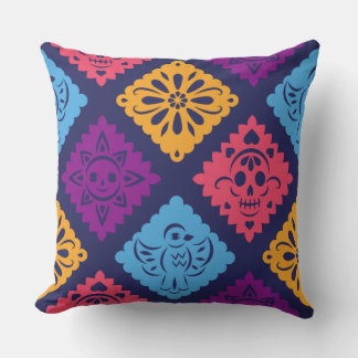 Multicolor geometric beautiful pattern cushion