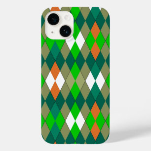 Multicolor geometric pattern rhombuses minimalism Case-Mate iPhone 14 case