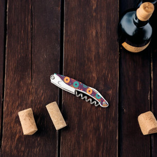 Multicolor Geometric Shapes pattern Corkscrew