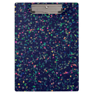 Multicolor Glitter Confetti Clipboard