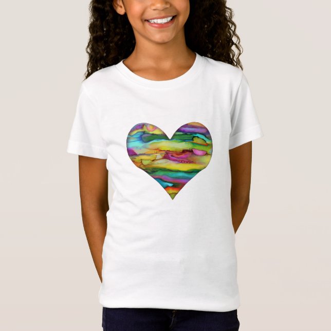 Multicolor heart T-Shirt (Front)