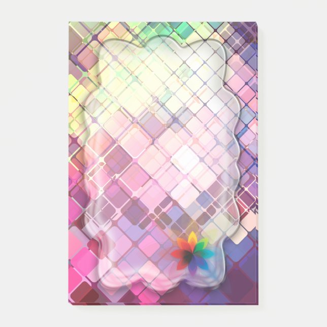 Multicolor Image Options 1-9 Post-it Notes (Front)
