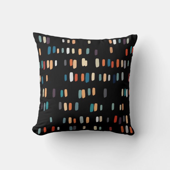 Multicolor Irregular Rectangles Cushion (Front)