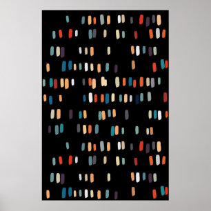 Multicolor Irregular Rectangles Poster