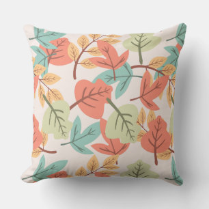 Multicolor Leaves      Cushion