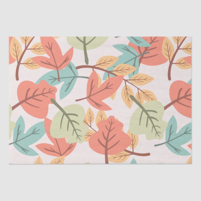 Multicolor Leaves   Tissue Paper (Front)