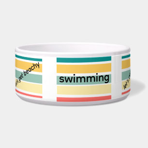 Multicolor let's get beachy swim tan fish Trinket 