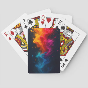 Multicolor Letters Playing Cards