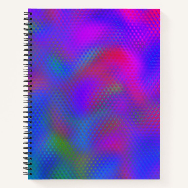 Multicolor Madness Spiral Notebook (Front)