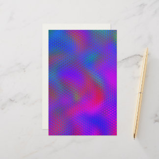 Multicolor Madness Stationary Stationery
