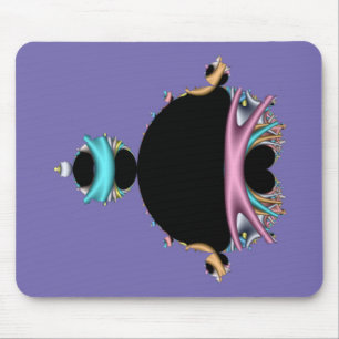 Multicolor Mandelbrot Set Fractal Pop Art Style Mouse Pad