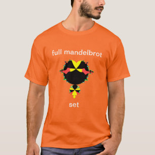 Multicolor Mandelbrot Set Fractal Pop Art Style T-Shirt
