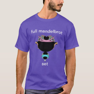 Multicolor Mandelbrot Set Fractal Pop Art Style T-Shirt