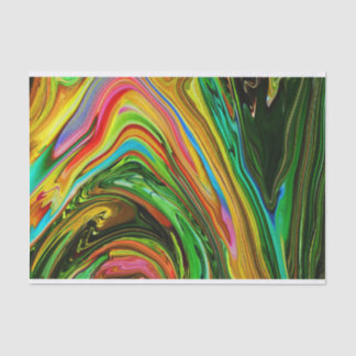 Multicolor Marble Art Tissue Paper ColorWave