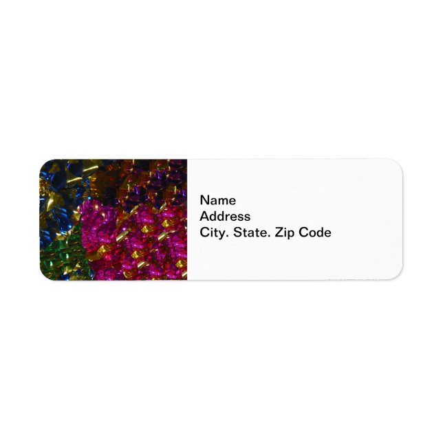 Multicolor Mix Avery Label (Front)