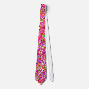 Multicolor Mosaic Modern Grit Glitter #4 Tie