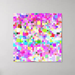 Multicolor Mosaic Pattern #2 Canvas Print