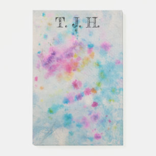 Multicolor Paint Splatter Post-it Notes