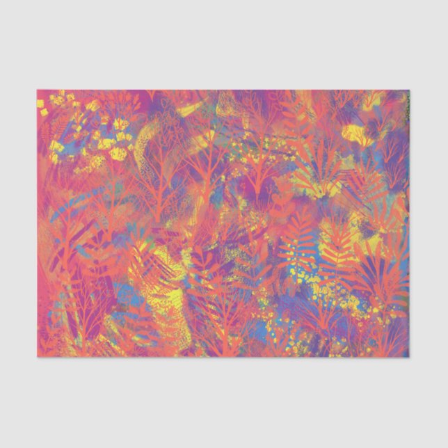 Multicolor Paint Texture Tissue Paper (Front)