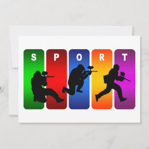 Multicolor Paintball Emblem