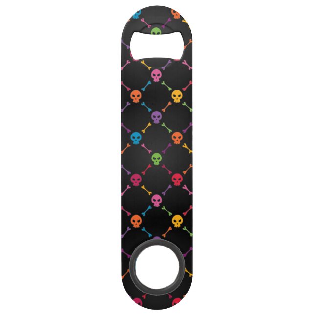 Multicolor pattern with skulls (Front)