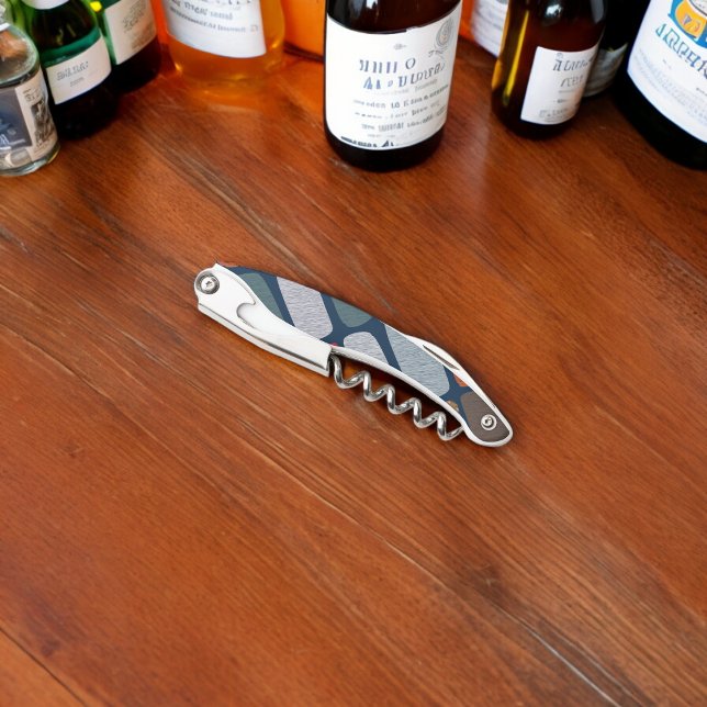 Multicolor Pebbles Corkscrew (Corkscrew Bottle Opener)