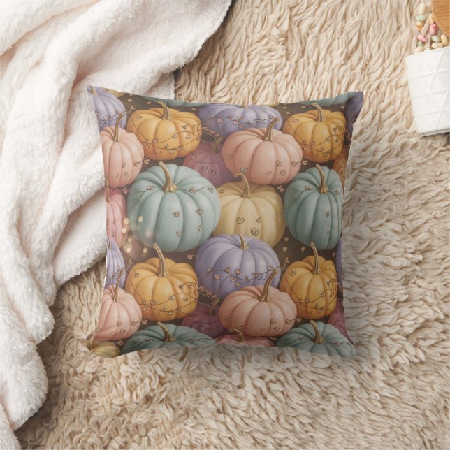  Multicolor Pumpkin Pattern  Cushion (Blanket)