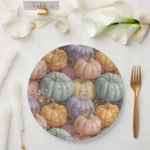 Multicolor Pumpkin PatternThrow, Paper & Party  Paper Plate
