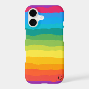 Multicolor Rainbow Wiggly Stripes