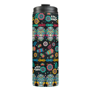 Multicolor seamless pattern. Boho style decorated Thermal Tumbler