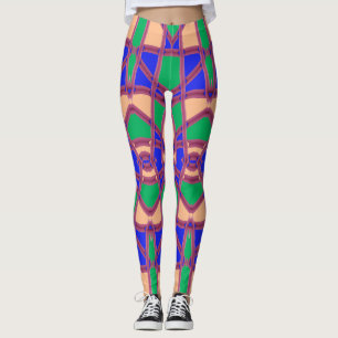 Multicolor seamless pattern "Ratti_Creative_Arts" Leggings