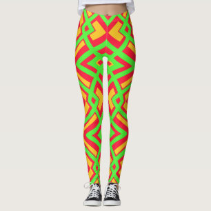 Multicolor seamless pattern "Ratti_Creative_Arts" Leggings