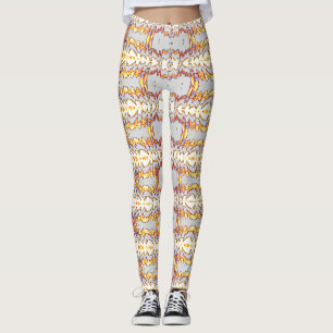 Multicolor seamless pattern "Ratti_Creative_Arts" Leggings