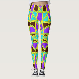 Multicolor seamless pattern "Ratti_Creative_Arts" Leggings