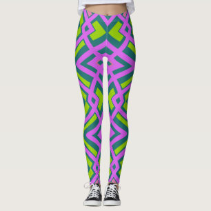Multicolor seamless pattern "Ratti_Creative_Arts" Leggings