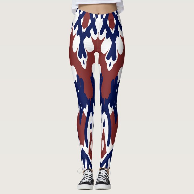 Multicolor seamless "Ratti_Creative_Arts" Leggings (Front)