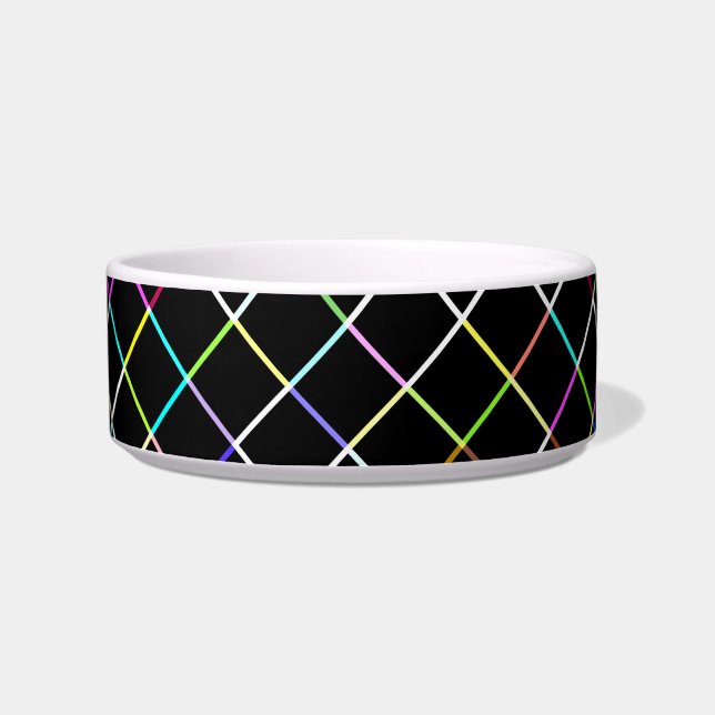 Multicolor Square Lined Pattern Bowl (Right)