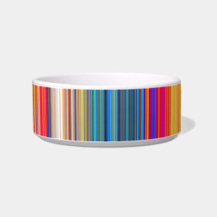 Multicolor Striped Pattern Bowl